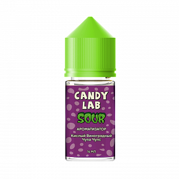 Ароматизатор CandyLab SOUR "Lolli' Grape / Кислый Виноградный Чупа Чупс" 14мл (на 30мл)