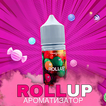 Купить Ароматизатор Rollup "Мятая клубника с сахаром" 15мл (на 30мл) Ароматизатор Rollup "Мятая клубника с сахаром" 15мл (на 30мл)
