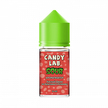 Ароматизатор CandyLab SOUR "Redberry Jam / Кислый Джем из Брусники и Клюквы" 14мл (на 30мл)