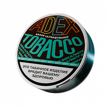 Купить Жевательный табак ADEX SLIM ULTRA STRONG "Eucalyptus" Жевательный табак ADEX SLIM ULTRA STRONG "Eucalyptus"